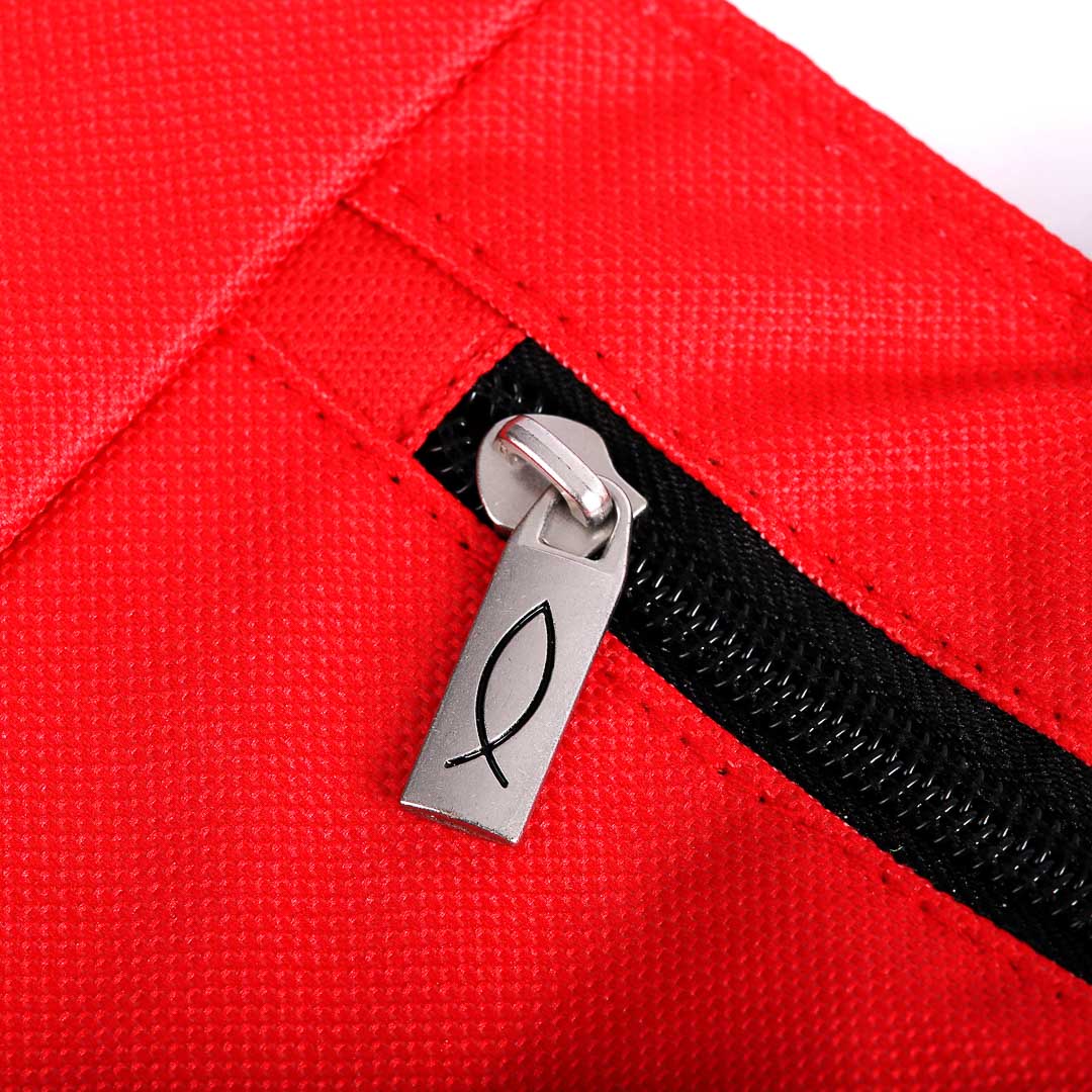 TOTE CANVAS NURSING IS A WORK OF HEART RED