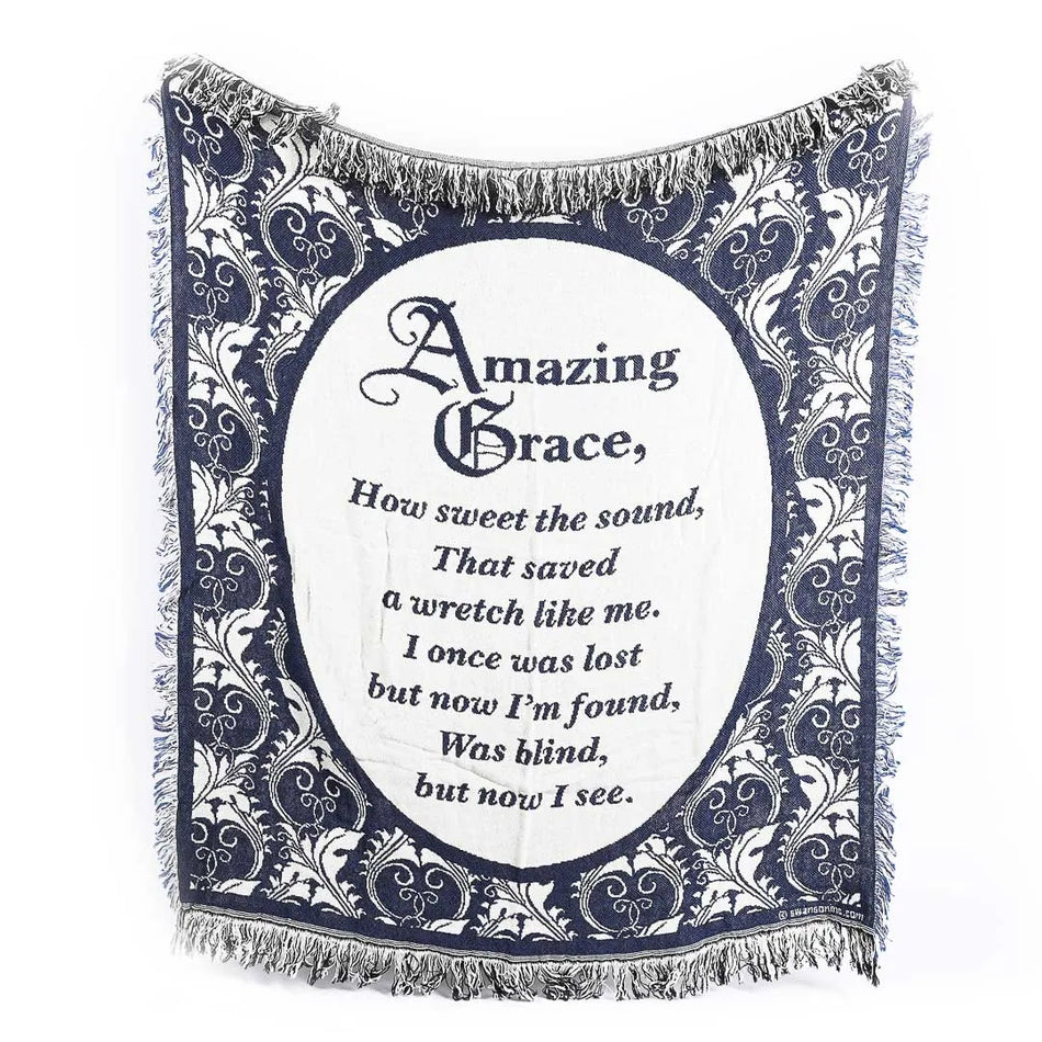 Throw Amazing Grace – Blue – 50″ X 60″