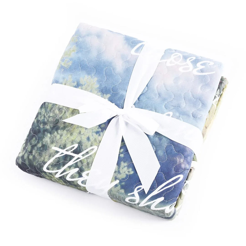 Quilted Throw – Blessed Are Those Who Mourn