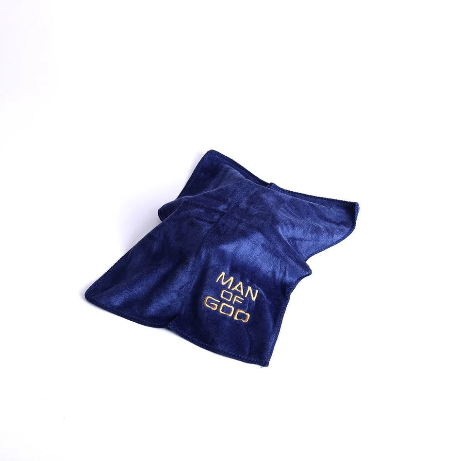 Pastor Towel – Man Of God – Navy – Microfiber