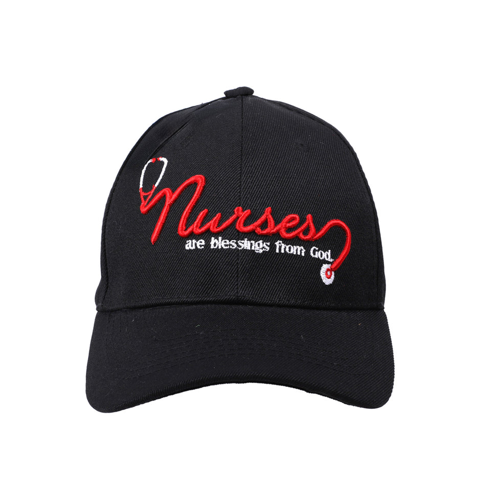 Cap Nurse Blessings From God Black