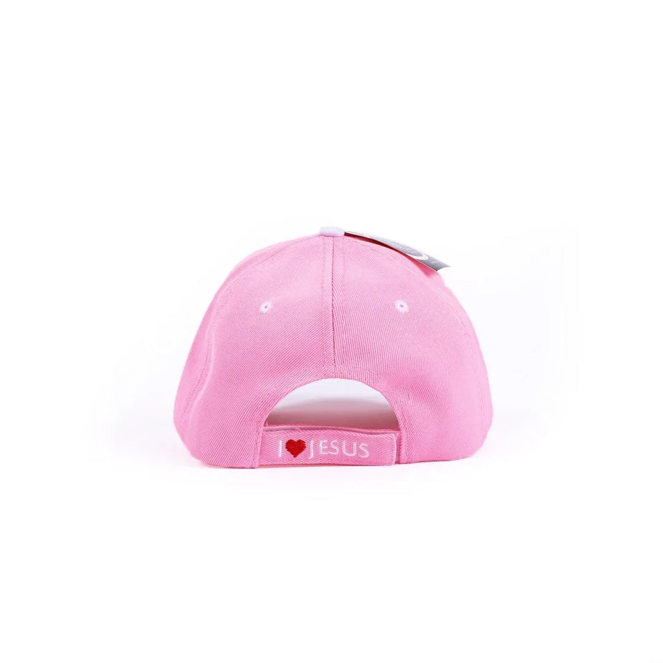 CAP WOMAN OF FAITH PINK
