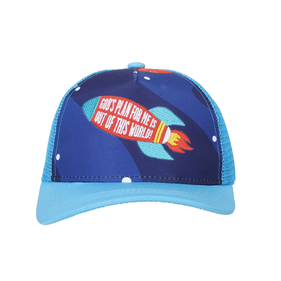 Cap God Plan Blue Kids