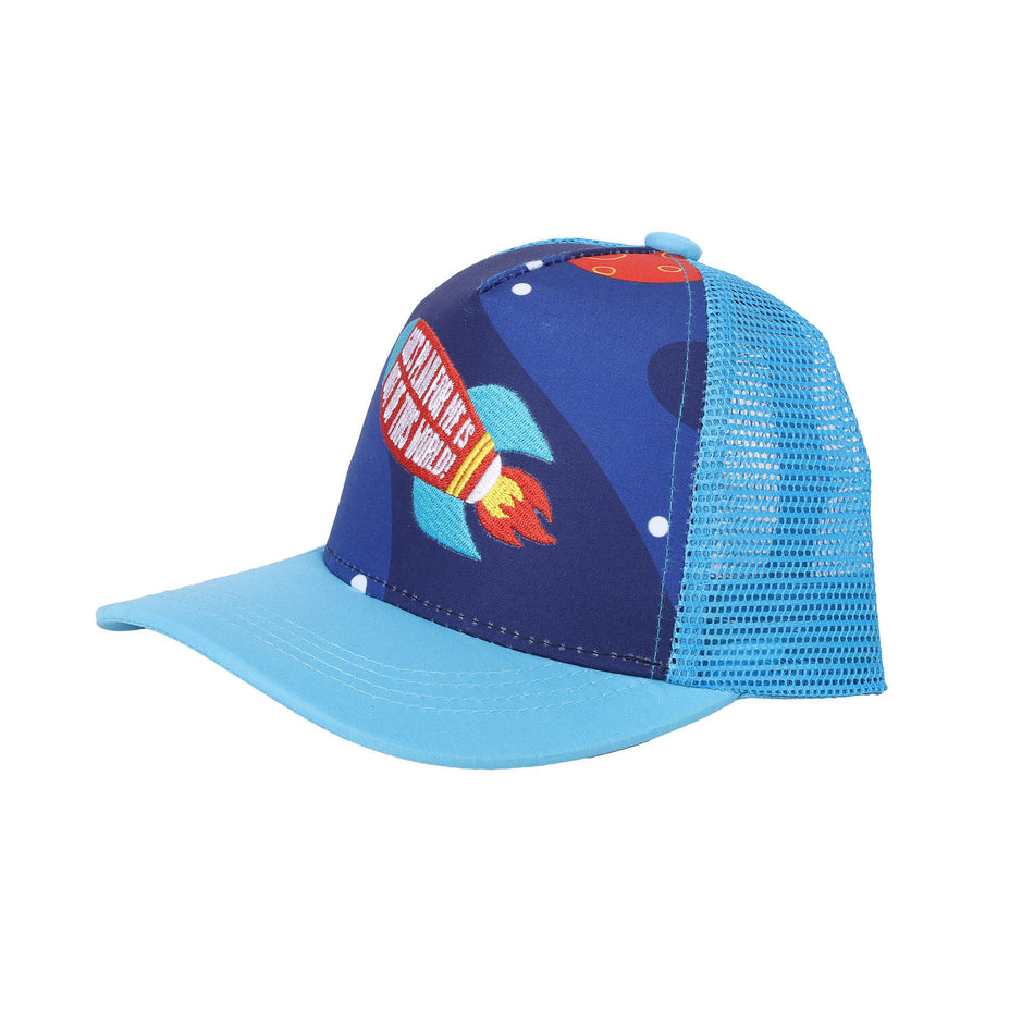 Cap God Plan Blue Kids