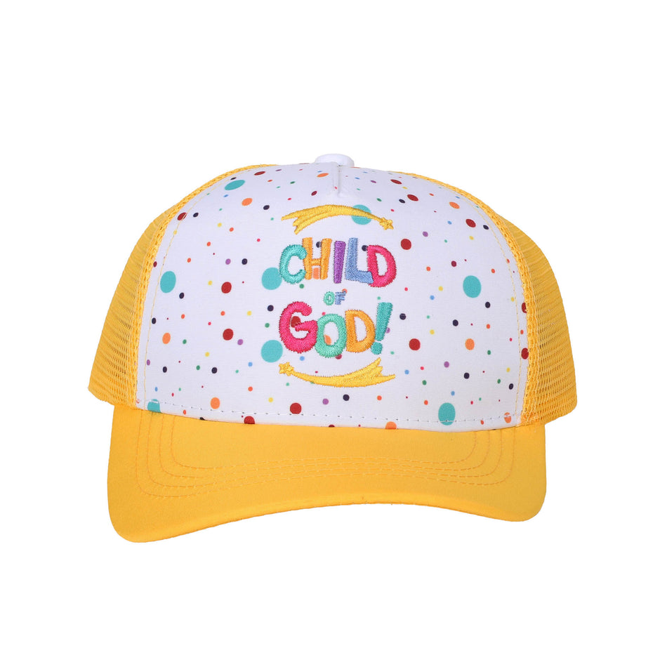 Cap Child Of God Yellow / White Kids