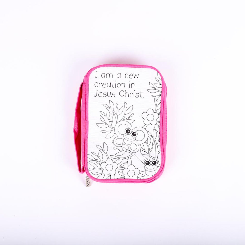 New Creation Washable Canvas Bible Cover - Christian Scripture Carrying Case - Multiple Sizes by Swanson Christian Products