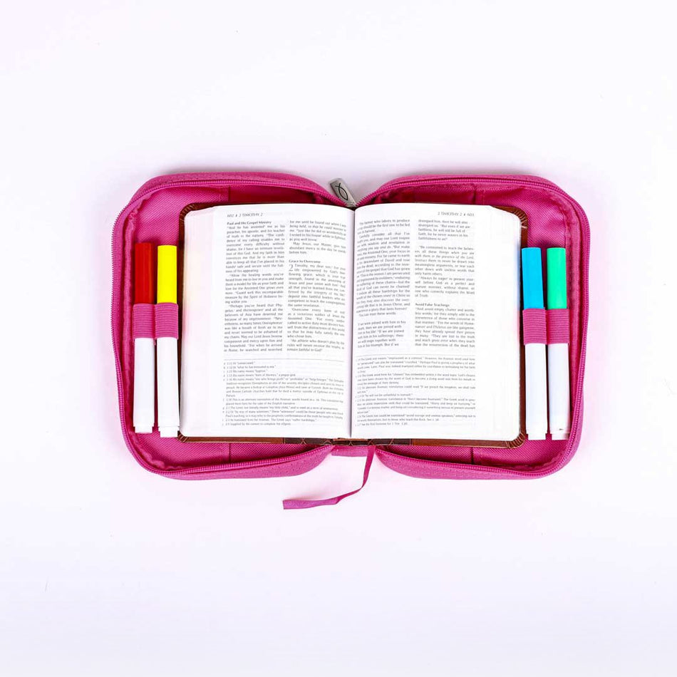 New Creation Washable Canvas Bible Cover | Christian Scripture Carrying Case | Multiple Sizes