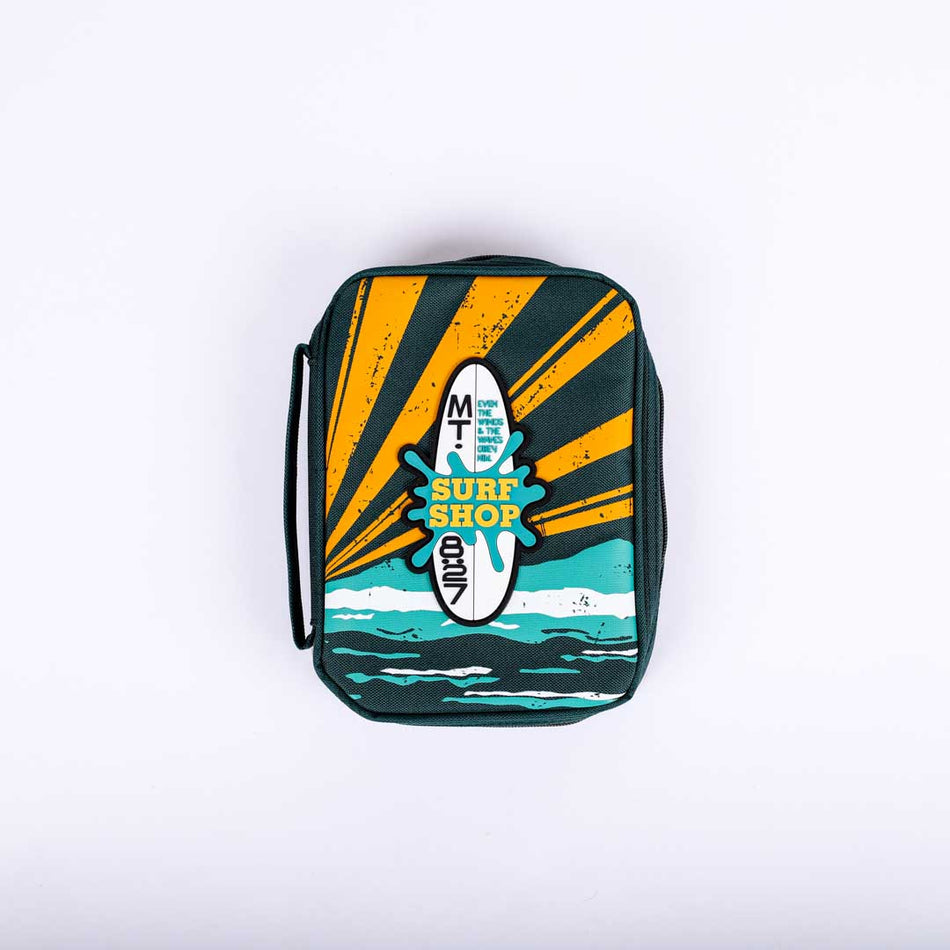 Surf Shop Canvas Bible Cover | Christian Scripture Carrying Case | Multiple Sizes