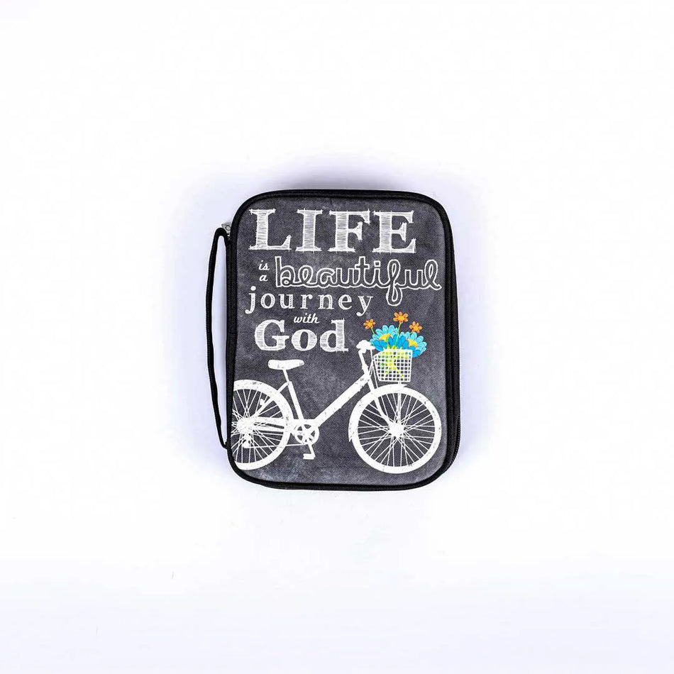 Bible Cover Canvas Life…Journey With God – Medium
