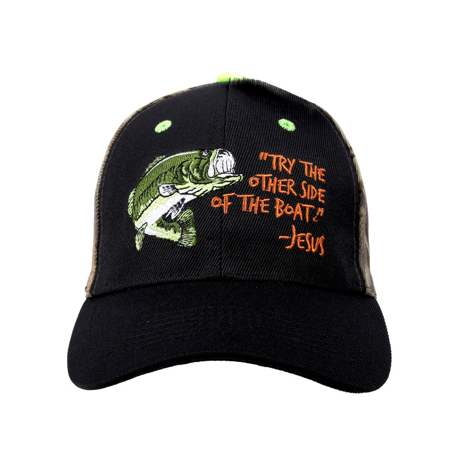 Cap Fisher Of Men Black & Camo
