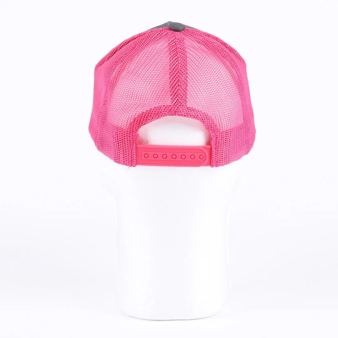 CAP WOMAN OF FAITH GREY/PINK