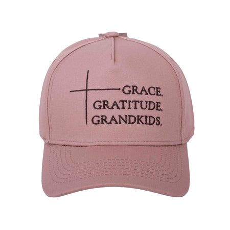 CAP GRACE GRATITUDE GRANDKIDS PINK