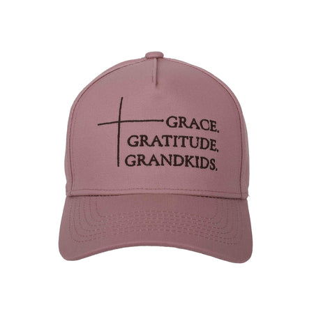 CAP GRACE GRATITUDE GRANDKIDS PINK