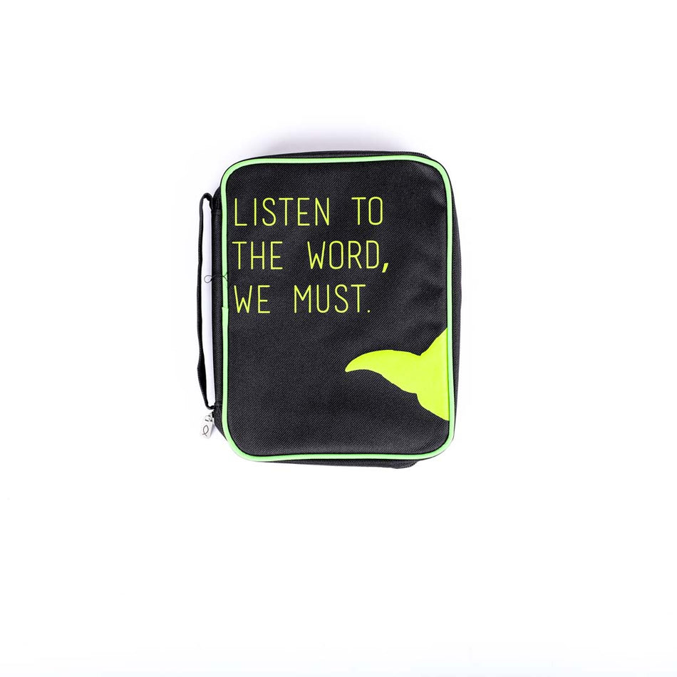 Read We Must Canvas Bible Cover | Christian Scripture Carrying Case | Multiple Sizes
