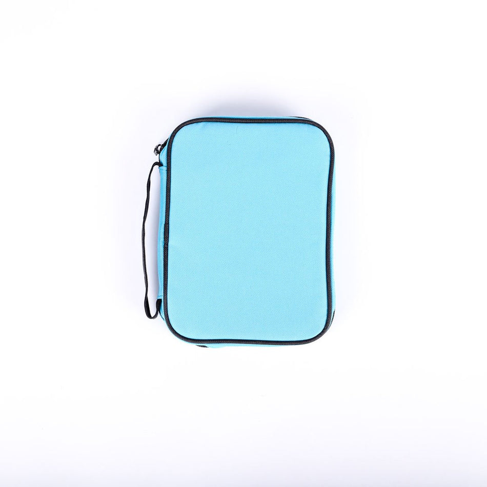 Colorful Sky Canvas Bible Cover | Blue/Black Christian Carrying Case | Multiple Sizes