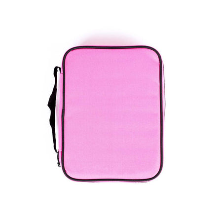 BIBLE COVER CANVAS COLORFUL PINK/BLACK L