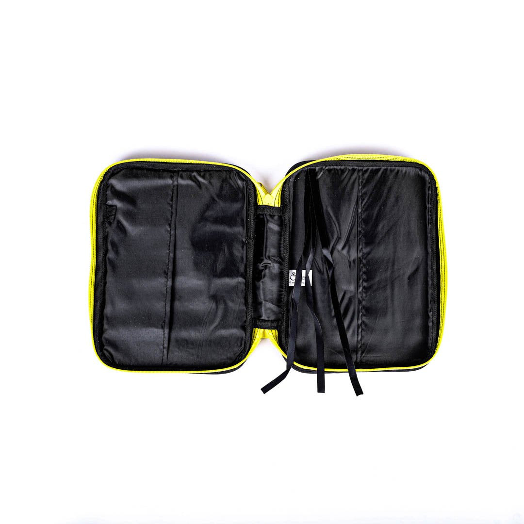 BIBLE COVER CANVAS COLORFUL BLACK/YELLOW M