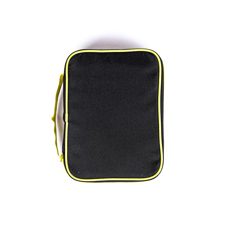 BIBLE COVER CANVAS COLORFUL BLACK/YELLOW L