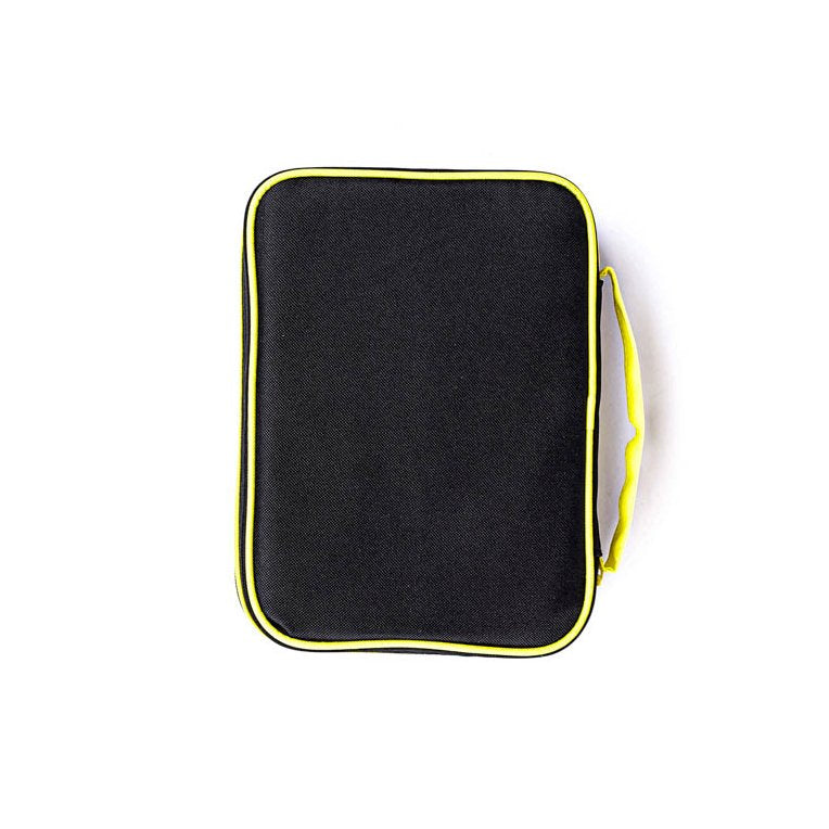 BIBLE COVER CANVAS COLORFUL BLACK/YELLOW L