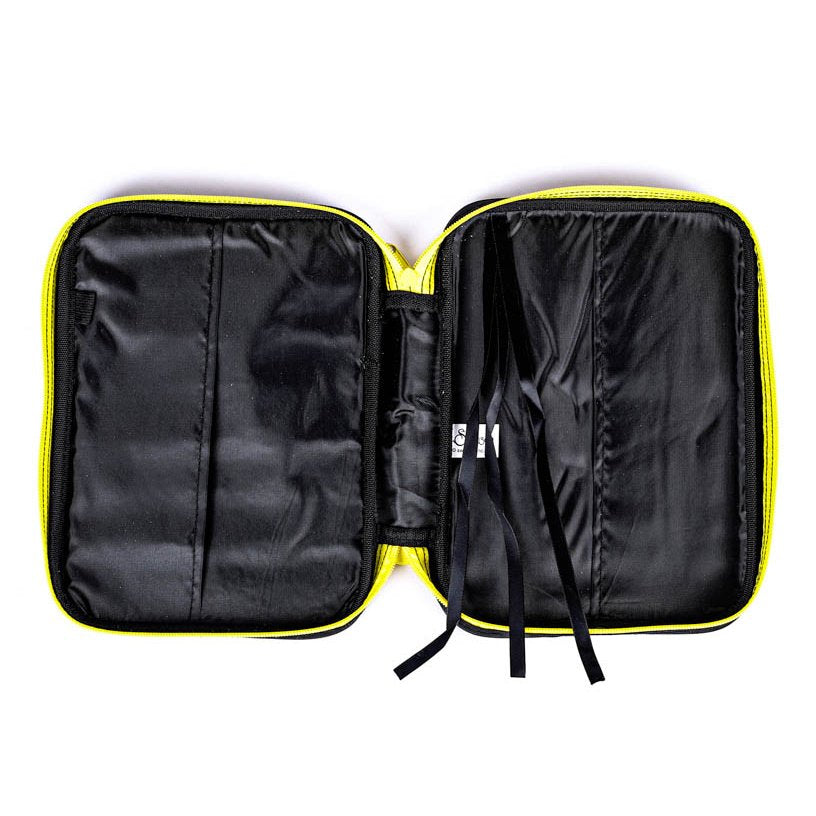 BIBLE COVER CANVAS COLORFUL BLACK/YELLOW L