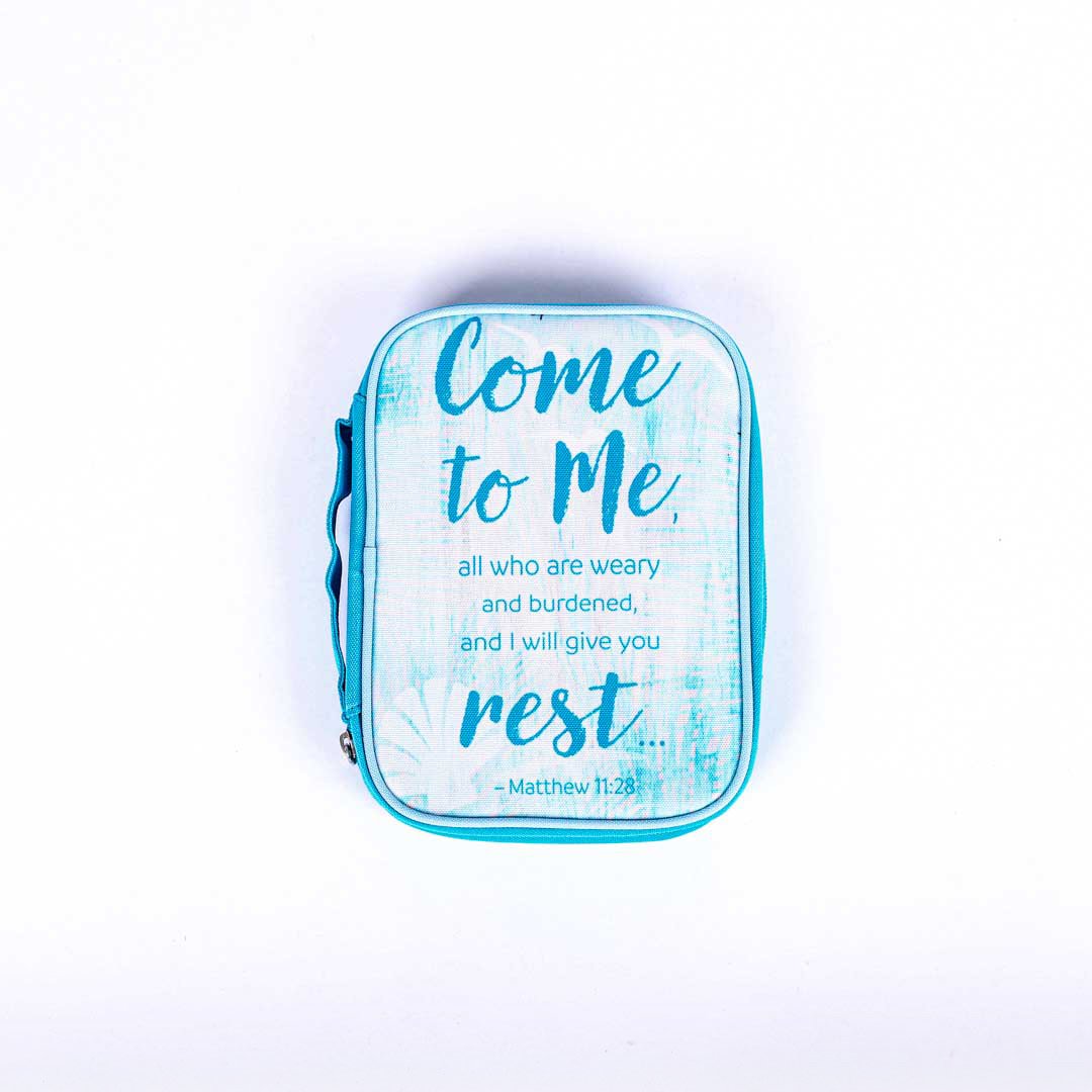 BIBLE COVER CANVAS COME TO ME M