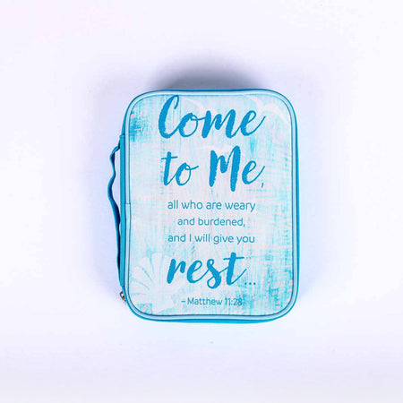 BIBLE COVER CANVAS COME TO ME L