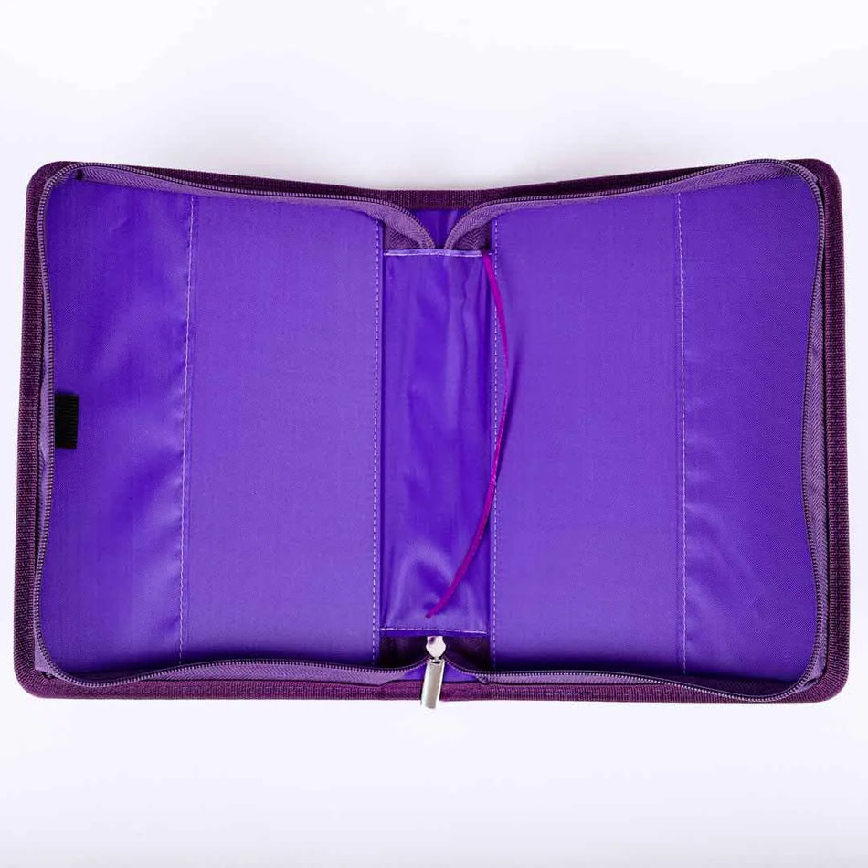 Imitation Leather Great Love Purple – Large