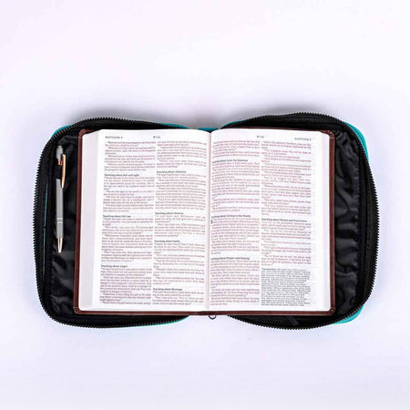 BIBLE COVER NEOPRENE TEAL M