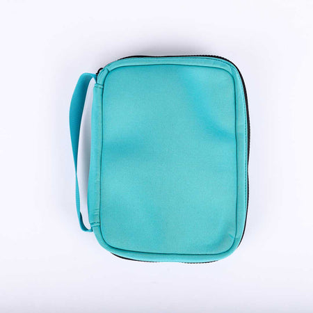 BIBLE COVER NEOPRENE TEAL L