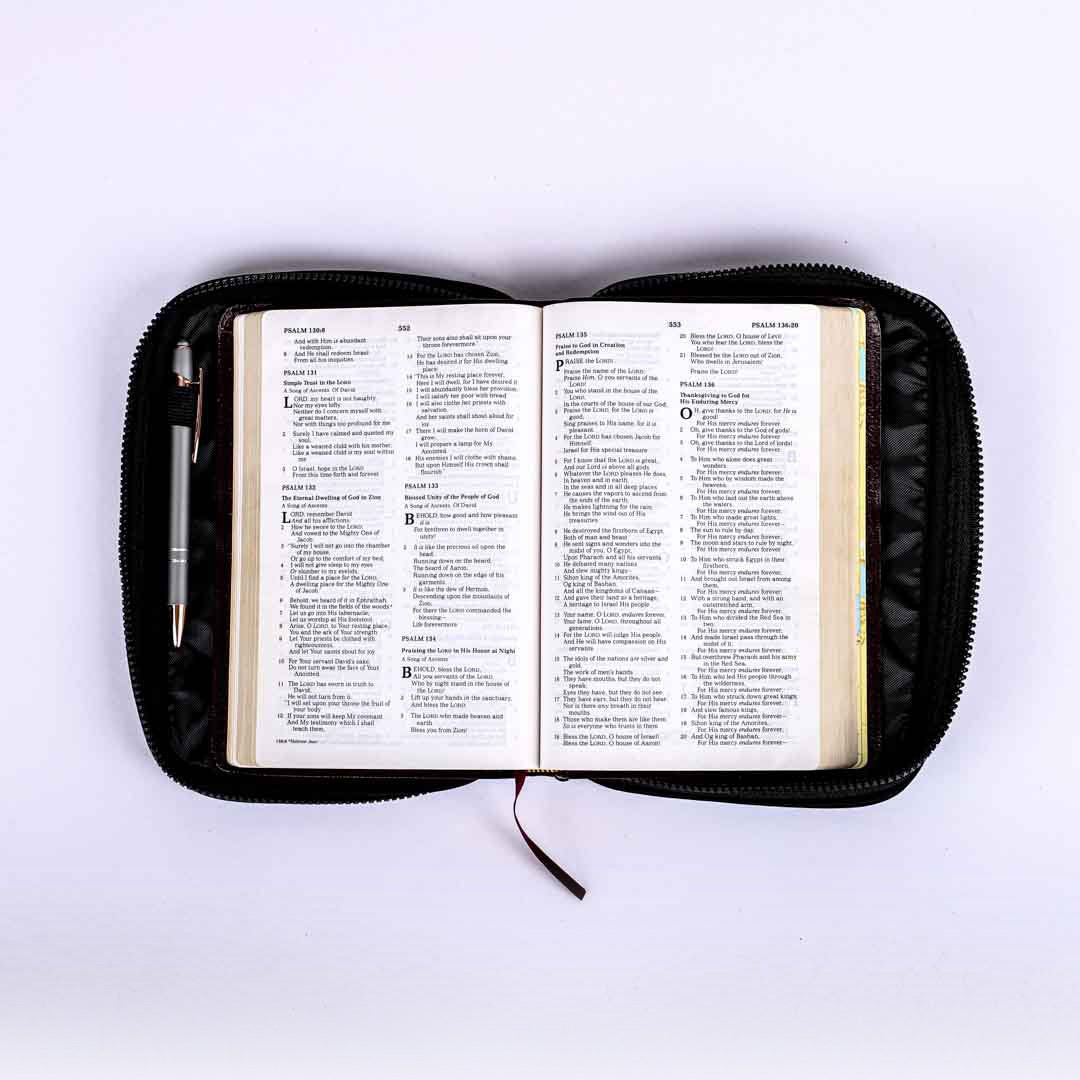 BIBLE COVER NEOPRENE TEAL L