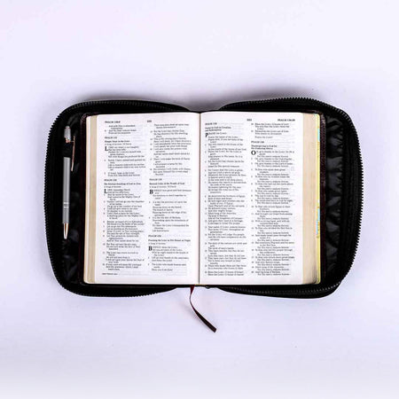 BIBLE COVER NEOPRENE TEAL L