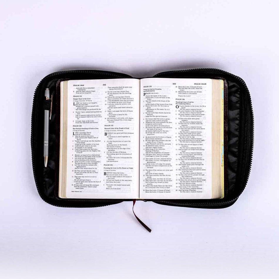 Teal Neoprene Bible Cover - Large by Swanson Christian Products, product view 2