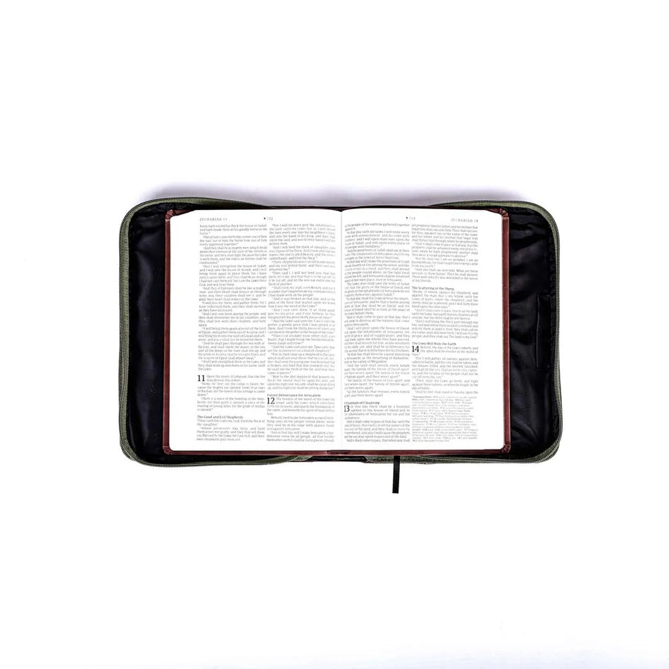 Bible Cover – Imitation Leather – Explore, Seek, Find – Large