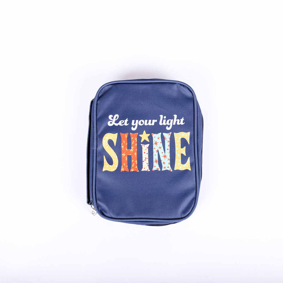 Shine Canvas Bible Cover - Christian Scripture Carrying Case - Multiple Sizes by Swanson Christian Products, product view 2