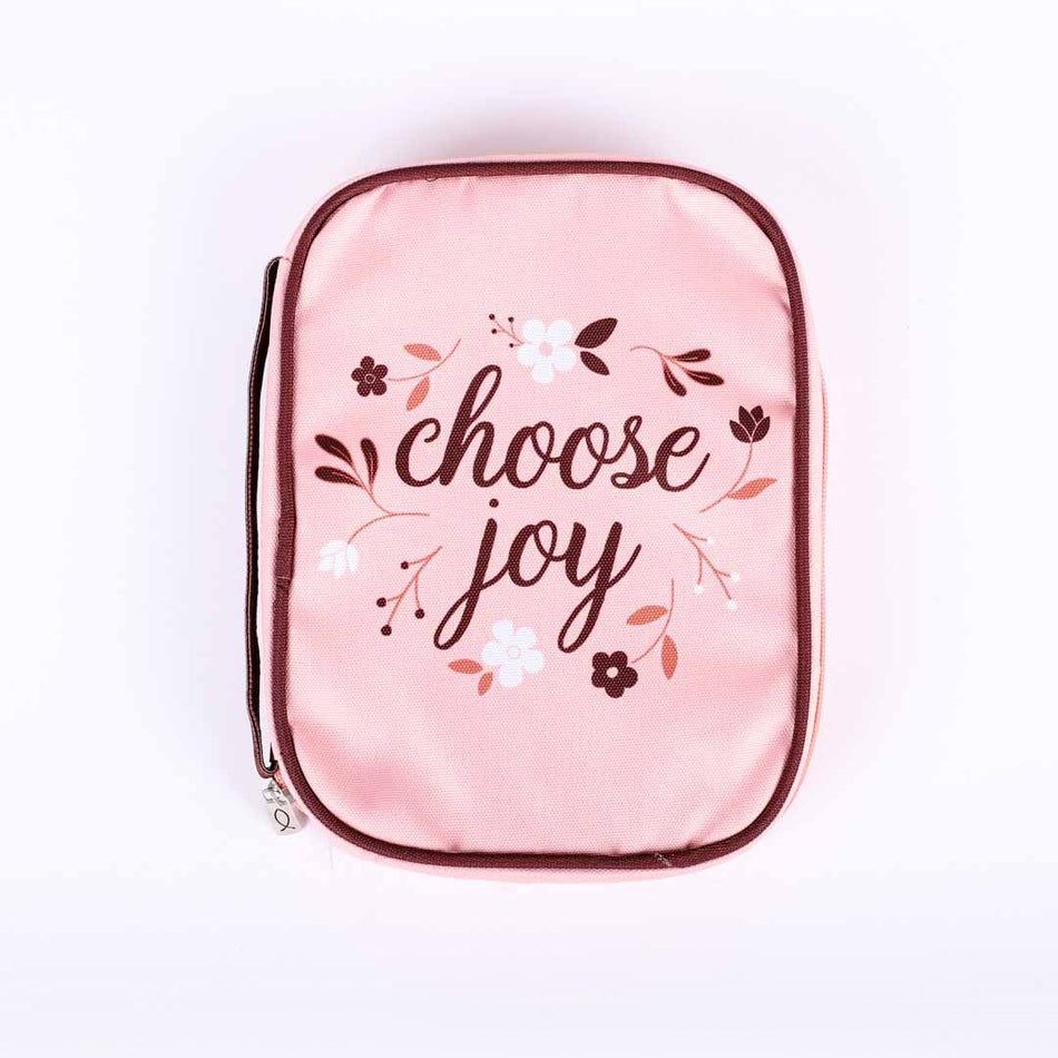 BIBLE COVER CANVAS CHOOSE JOY L