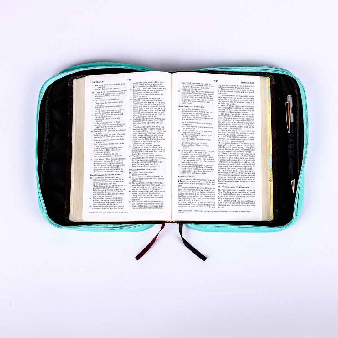 BIBLE COVER CANVAS IT IS WELL L