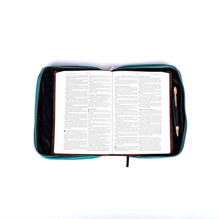 BIBLE COVER CANVAS REJOICE ALWAYS M