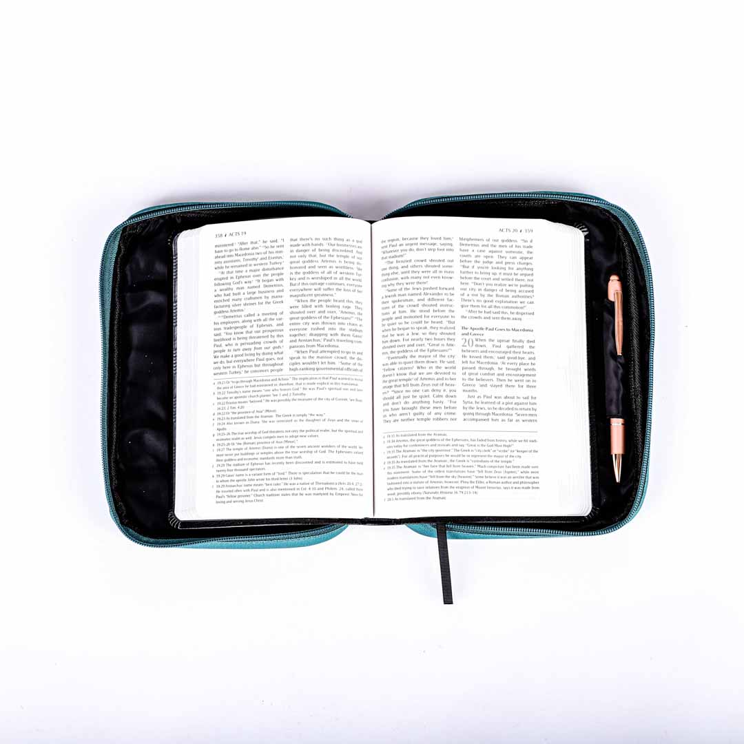 BIBLE COVER CANVAS REJOICE ALWAYS L