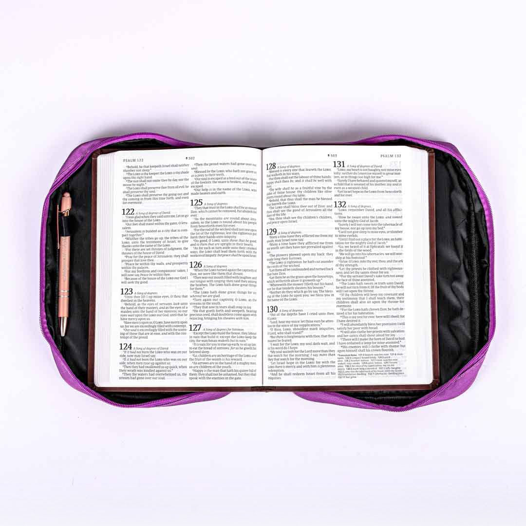 BIBLE COVER SEQUIN GODS GIRL M