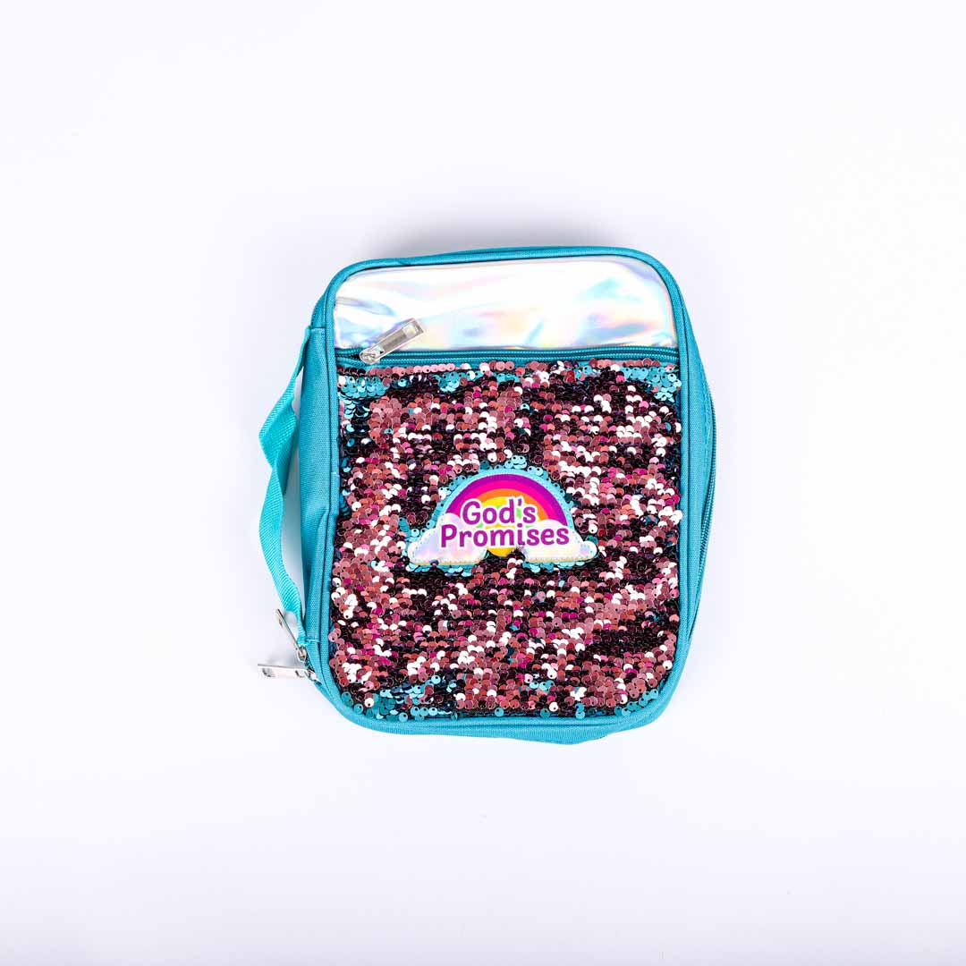 BIBLE COVER SEQUIN GODS PROMISES M