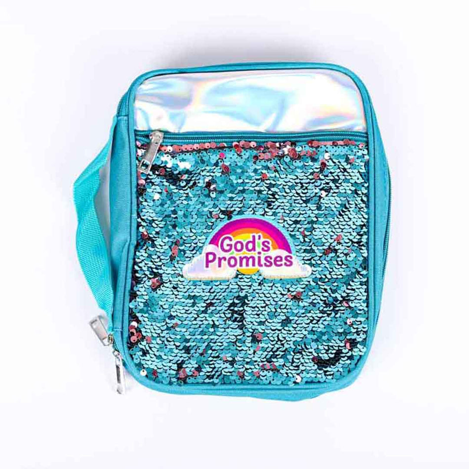 BIBLE COVER SEQUIN GODS PROMISES L