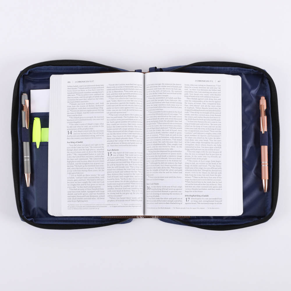 BIBLE COVER CANVAS BUTTERFLY/WONDERFUL L