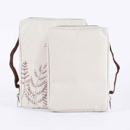BIBLE COVER CANVAS ISAIAH 40:8 M
