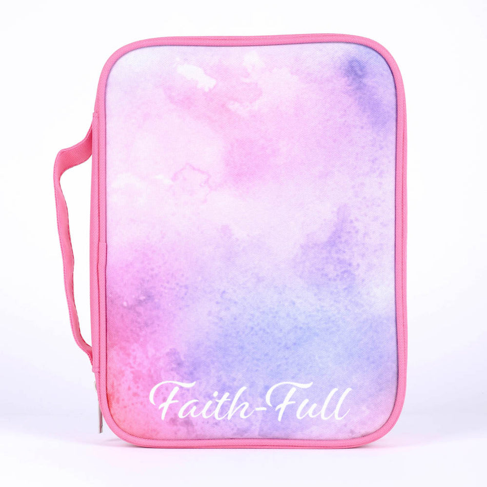 Faith-Full Canvas Bible Cover | Christian Scripture Carrying Case | Multiple Sizes