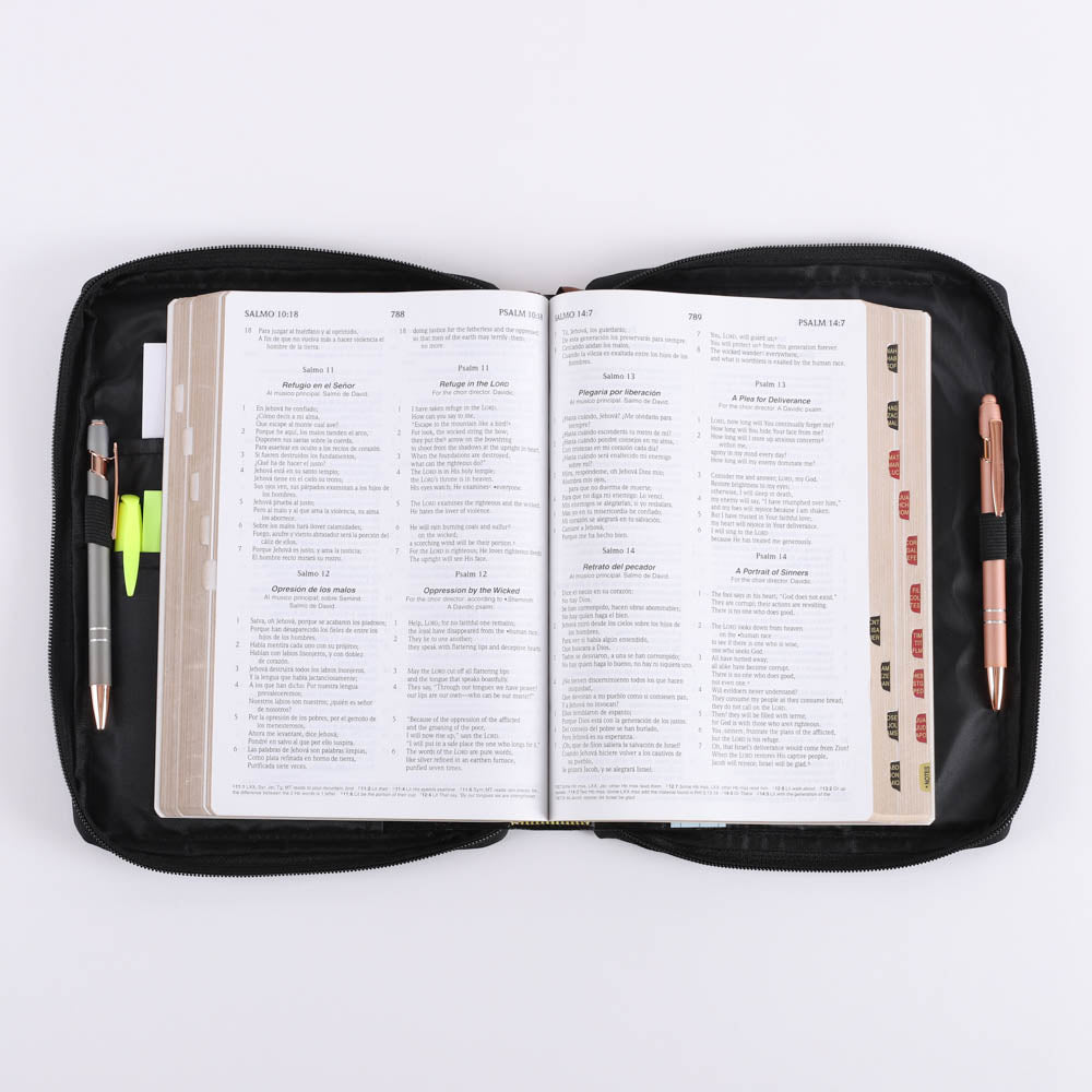 BIBLE COVER CANVAS CROSS PATCH M
