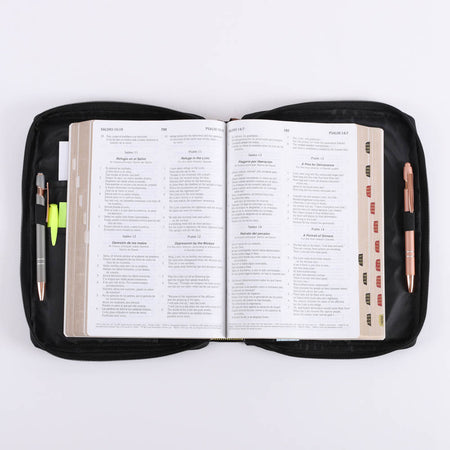 BIBLE COVER CANVAS CROSS PATCH M