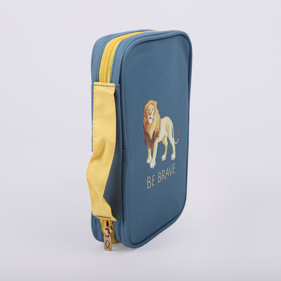 Be Brave Canvas Bible Cover | Inspirational Christian Bible Carrying Case | Multiple Sizes
