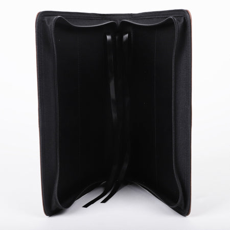 BIBLE COVER LEATHER HOLY BIBLE BROWN L