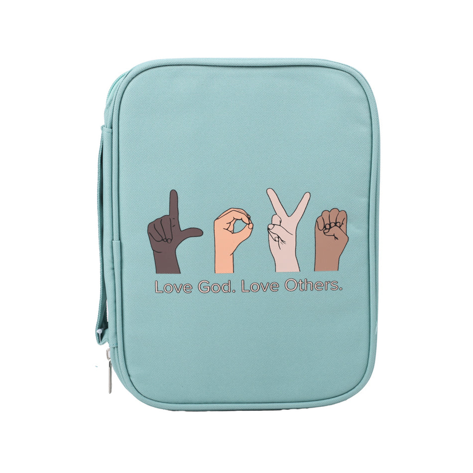 Bible Cover Love God Love Others XL