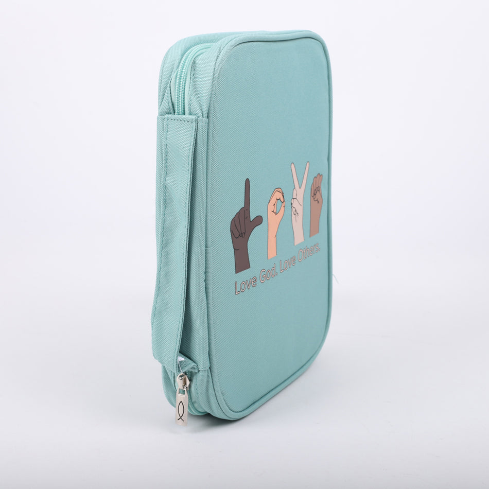 Bible Cover Love God Love Others XL